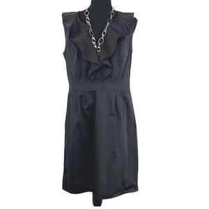 Ann Taylor LOFT Sleeveless Ruffle Dress Black
Womens Size 10